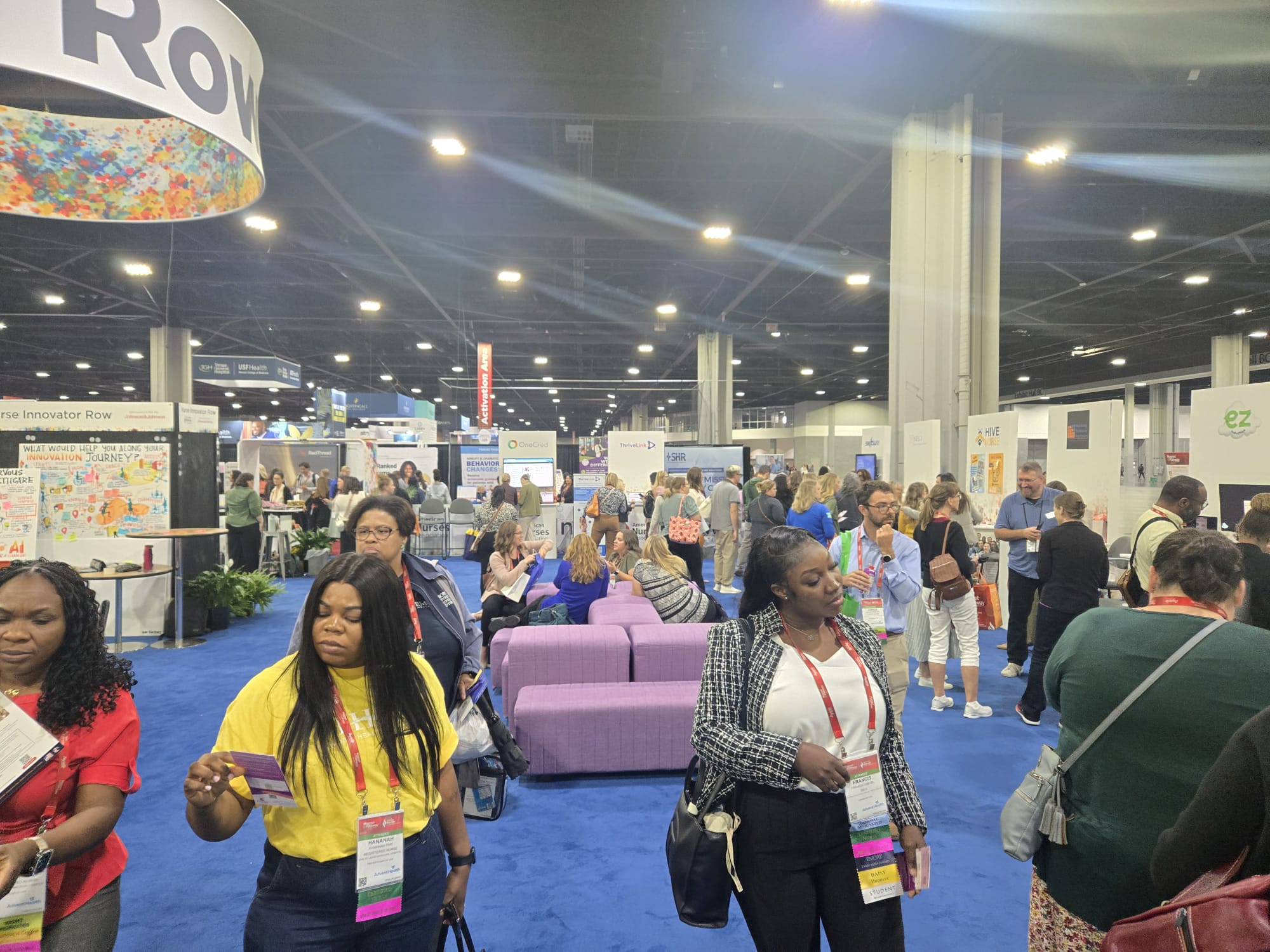 ANCC Magnet Conference exhibit hall where CerTracker showcased AI healthcare workforce compliance software to nurse leaders